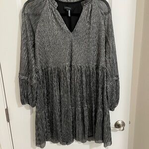 1. State Women's Metallic Long Sleeve Dress